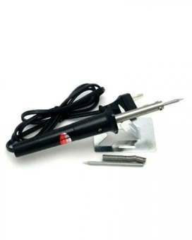 Паяльник ZD406K 40Вт(нихром.нагреватель)+подставка,припой,смен.жало 220v от магазина РЭССИ